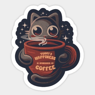 Today's Happiness is Sponsored by Coffee Sticker